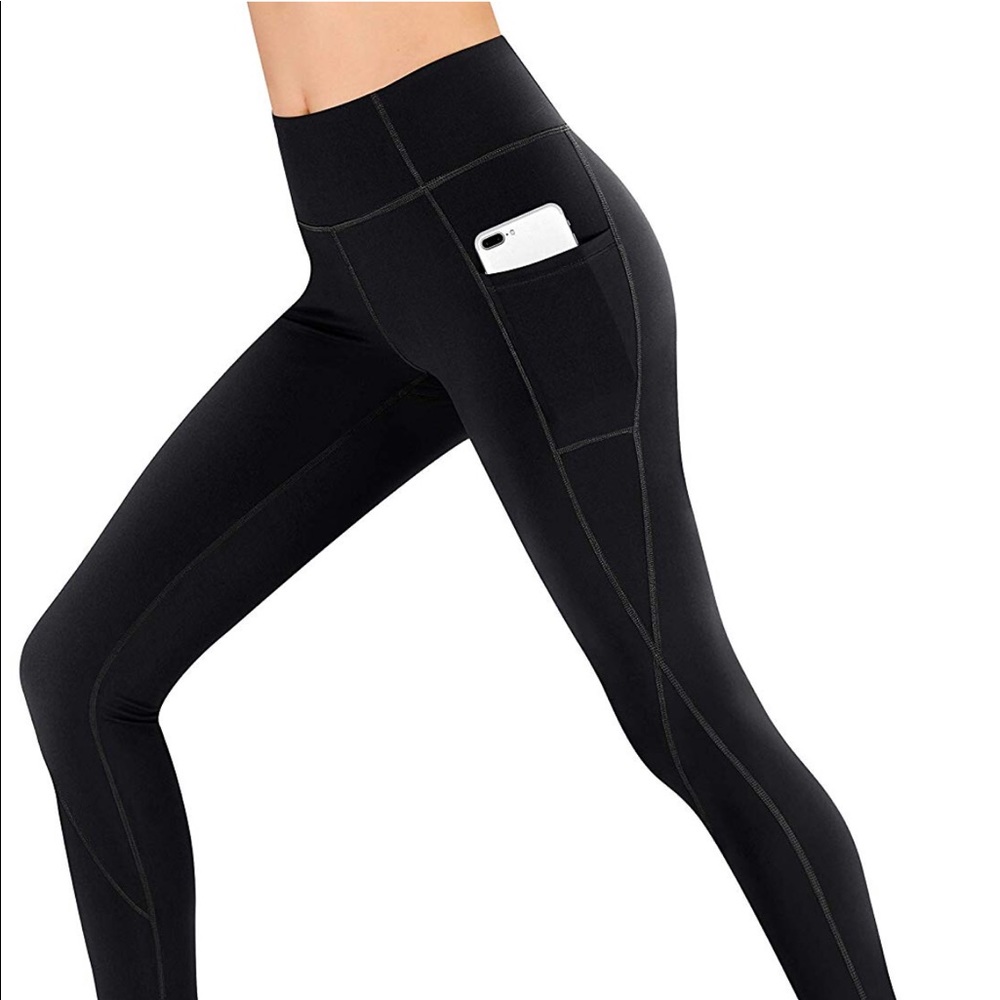 Black High Waisted Activewear Leggings